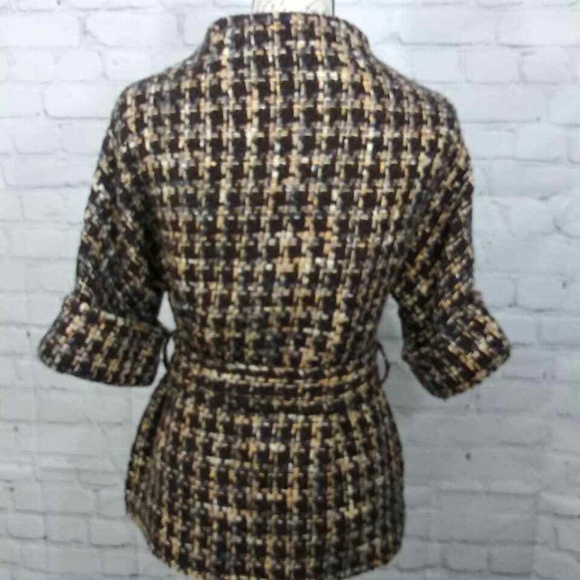 KATE SPADE Annie Wool Blend Belted Jacket Sz 2 - Picture 4 of 8